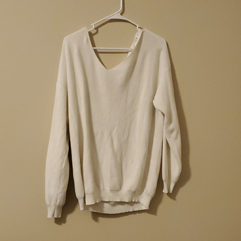 White sweater
